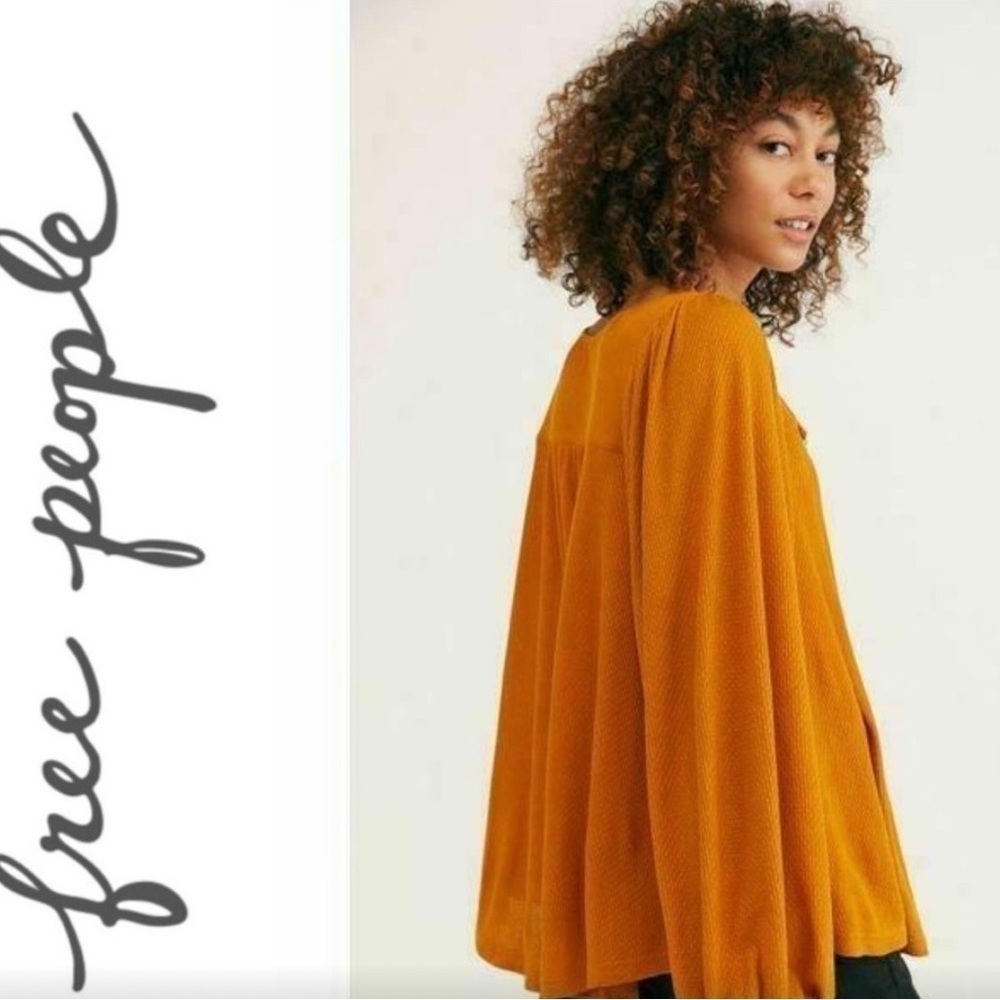 Free People Devin Textured Knit Top NWT - Picture 5 of 9